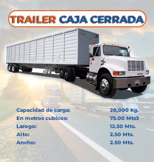 trailer caja cerrada